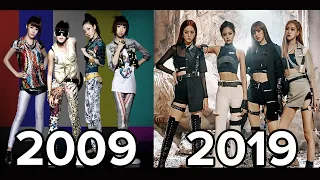 Evolution of K-pop Girl Groups (2009 - 2019)