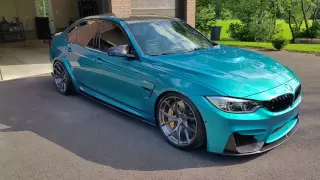 F80 m3 bmw individual atlantis blue metallic