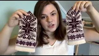 CraftyGarden: My First Mittens, New Career, Weaving, Spinning, & Painting! N. 49