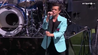 The Killers covering 'Forgotten Years' by Midnight Oil - AFL Grand Final pre-game show