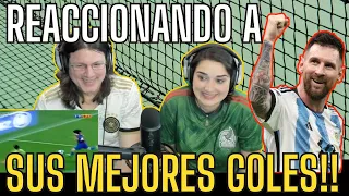 ⚽️ MESSI 20 MEJORES GOLES | ALEMAN & MEXICANA REACCIONAN EN PAREJA | En Español