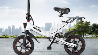 una mini bicicletta smart e differente niubility b14 bicicletta elettrica pieghevole