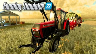 I spent 24 HOURS on FLAT MAP with 0$ | Farming Simulator 22 | ep.2