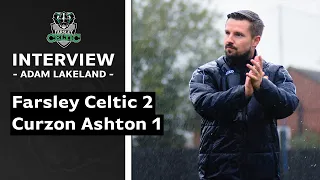 Farsley 2-1 Curzon Ashton | Adam Lakeland reacts to fifth consecutive win