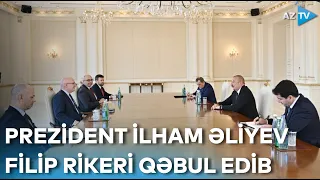 Prezident İlham Əliyev ABŞ-ın Qafqaz danışıqları üzrə baş müşavirini qəbul edib