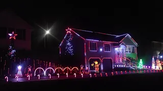 The Stevens christmas lights show 2021