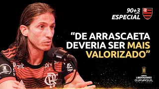 FILIPE LUÍS SOBRE ARRASCAETA NO FLAMENGO: “ESSE É O CARA, MUITO CRAQUE” | CONMEBOL LIBERTADORES