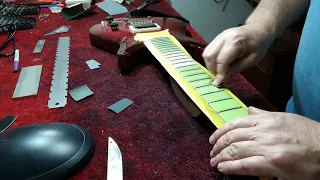 How To Level & Dress Guitar Frets Part 2