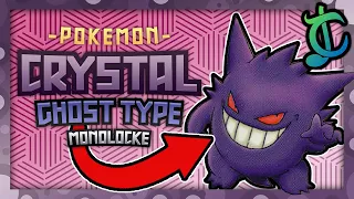 Pokémon Crystal Hardcore Nuzlocke - GHOST TYPES ONLY! (No items, No overleveling)