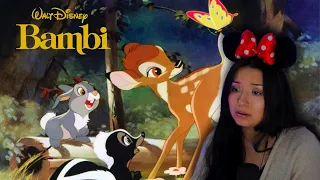 proof humans are the worst! *BAMBI (1942)* Reaction! | WATCHING ALL DISNEY & PIXAR MOVIES IN ORDER!