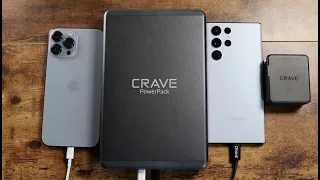 Crave PowerPack 2, 50000 mAh, Dual USB QC3.0 / Dual Power Delivery Charger