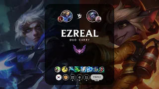 Ezreal ADC vs Tristana - KR Master Patch 14.5