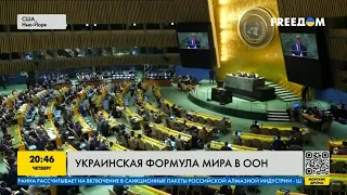 Реакция ООН на украинскую формулу мира