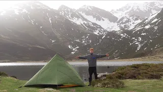 Solo overnight at a lake