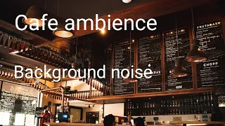 Cafe ambience, restaurant background noise. ASMR