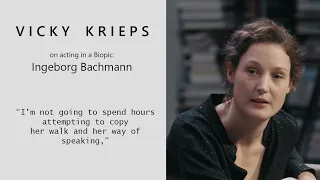 [ENG TRANS] Vicky Krieps Approach on Playing A Biopic: Ingeborg Bachmann