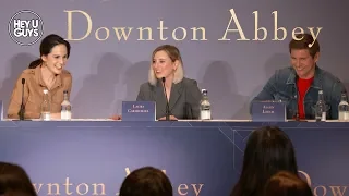 Downton Abbey Press Conference - Michelle Dockery, Laura Carmichael & Allen Leech
