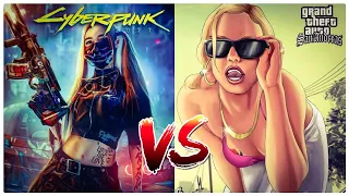 Cyberpunk is worse than a game from 2004 - GTA San Andreas vs Cyberpunk 2077