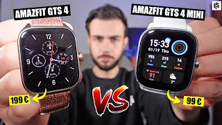 ELIGE BIEN! COMPARATIVA AMAZFIT GTS 4 vs AMAZFIT GTS 4 MINI