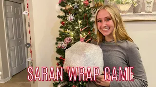 SARAN WRAP CHRISTMAS GAME 🎄