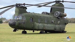 Heldairshow 2017 Chinook start-up | Royal Netherlands Air Force