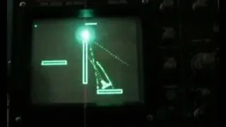 space shooter on oscilloscope on MC68000