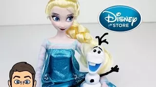 NEW! DISNEY STORE FROZEN ELSA DOLL AND OLAF REVIEW | 2016 CLASSIC PRINCESS DOLL UNBOXING!