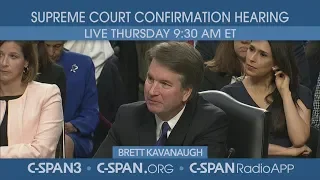 LIVE: Confirmation hearing for Supreme Court nominee Judge Brett Kavanaugh (Day 3)
