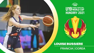 #FIBAU19 | Louise Bussiere | Francia vs Corea