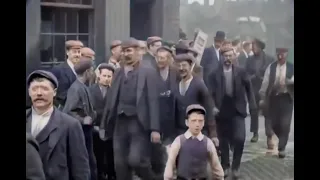 Colored footage from Victorian England, 1901