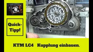 Kupplung einbauen KTM LC4 620/625/640/660