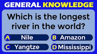 General Knowledge Questions | How Good is Your General Knowledge? #challenge 7
