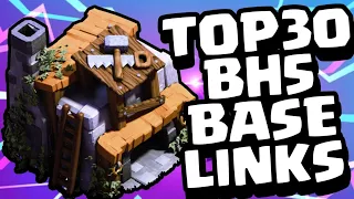 TOP 30 NEW BEST Builder Hall 5 Base with REPLAY 2023! COC BH5 Trophy Base COPY Link - Clash of Clans