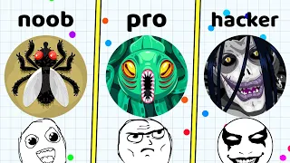 Agario Noob vs Pro vs Hacker   ⚡