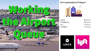 How to work the airport queue | Lyft and Uber