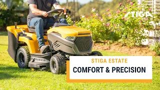 Stiga Estate | Comfort & Precision | Ride On Mower | Stiga Australia