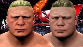 WWE 2K16 vs WWE 2K15 Mods - Brock Lesnar Entrance Comparison