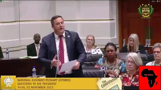 DA Leader John Steenhuisen Ask President Ramaphosa A Simple Question