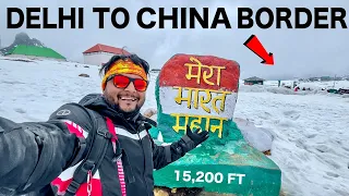 DELHI To CHINA  Border 🏍  Bumla Pass | Sangster Lake | Tawang |Madhuri Lake | Ep-18