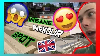 INSANE Parkour Spot in Manchester - Sam StuntsTraining Vlog August 2018