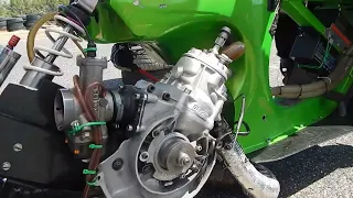 124 DRAG VESPA FALC LIQUID COOLED REVERSE  BEST TIME