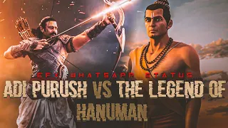 😅Adipurush Teaser Vs The Legend Of Hanuman🚩Special Efx Video ✨ #adipurush#trending#jayshreeram