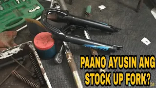 HOW TO FIX STOCK UP FORK? | PAANO AYUSIN ANG STOCK UP FORK NG MTB| Everyday Annventures