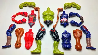 Merakit Mainan ( Hulk Smash, Captain America, Spiderman & Sirenhead) - AVENGERS