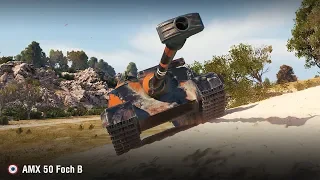 AMX 50 Foch B / 10426 урона / Степи – Стандартный бой