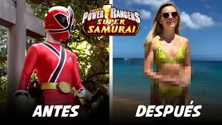 Power Rangers Super Samurai ANTES y DESPUES