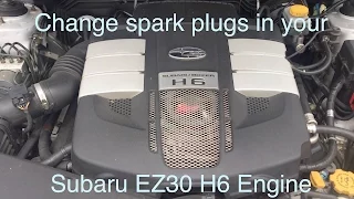 Change the spark plugs in your Subaru EZ30 H6 engine the EASY way!