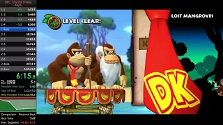 [WiiU WR] DKC: Tropical Freeze - Any% Speedrun in 1:12:29 (Time w/o loads)