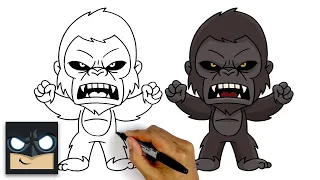 How To Draw King Kong | Step By Step Tutorial