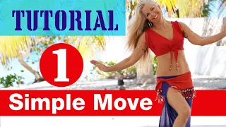 1 Simple Dance Move for Beginners (BELLY DANCE TUTORIAL) - Jensuya Belly Dance